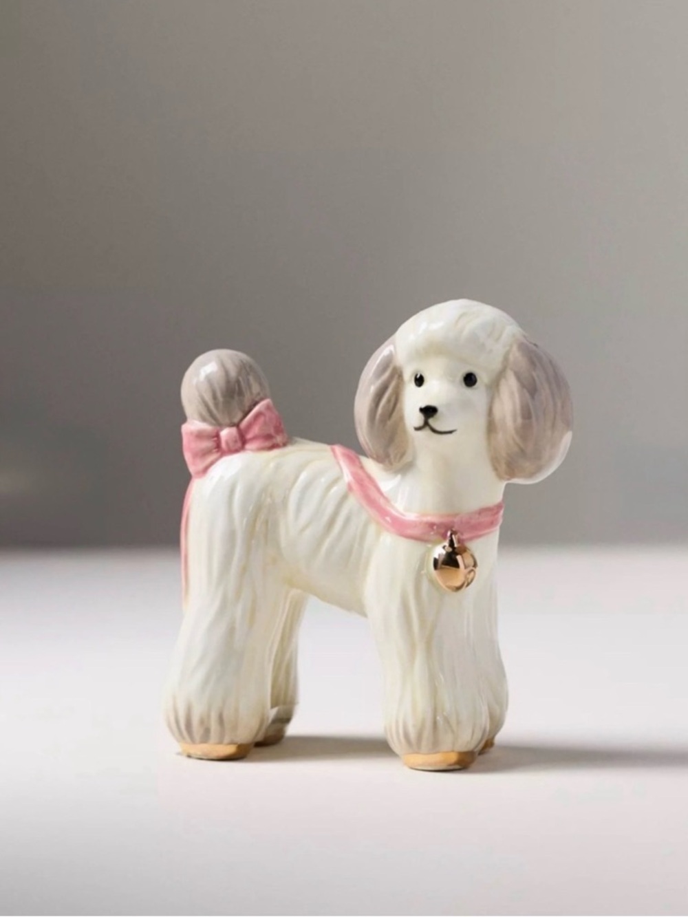 NEW Anthropologie  Vintage-Inspired Decorative Poodle Dog Statue -Sold Out!